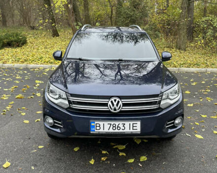 Синий Фольксваген Тигуан, объемом двигателя 1.98 л и пробегом 211 тыс. км за 16000 $, фото 2 на Automoto.ua