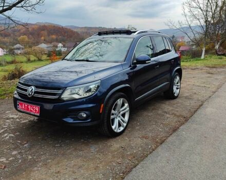 Синий Фольксваген Тигуан, объемом двигателя 2 л и пробегом 224 тыс. км за 12400 $, фото 1 на Automoto.ua