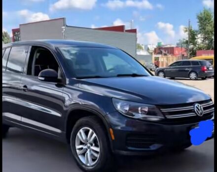 Синий Фольксваген Тигуан, объемом двигателя 2 л и пробегом 200 тыс. км за 10500 $, фото 1 на Automoto.ua