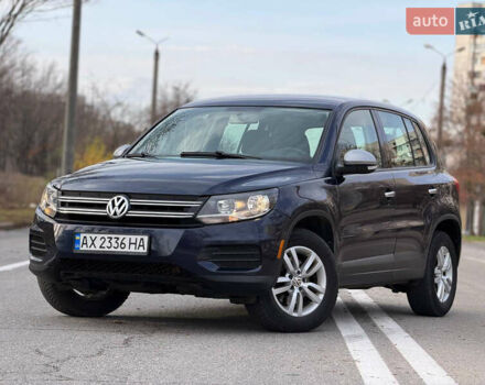 Синий Фольксваген Тигуан, объемом двигателя 2 л и пробегом 170 тыс. км за 10200 $, фото 1 на Automoto.ua