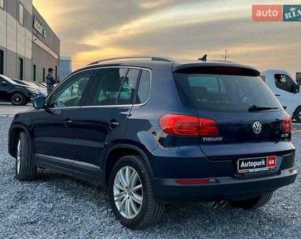 Синий Фольксваген Тигуан, объемом двигателя 2 л и пробегом 122 тыс. км за 14990 $, фото 6 на Automoto.ua