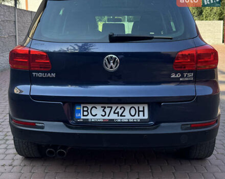Синий Фольксваген Тигуан, объемом двигателя 1.98 л и пробегом 149 тыс. км за 12000 $, фото 2 на Automoto.ua