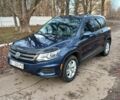Синий Фольксваген Тигуан, объемом двигателя 2 л и пробегом 200 тыс. км за 11500 $, фото 1 на Automoto.ua