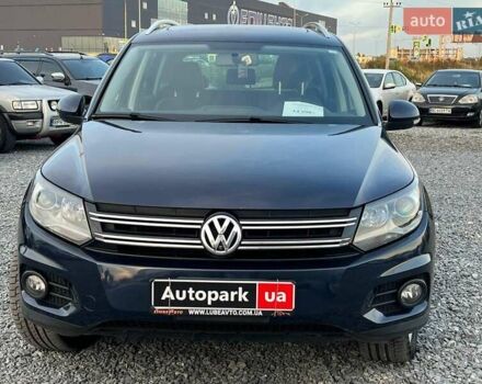 Синий Фольксваген Тигуан, объемом двигателя 2 л и пробегом 122 тыс. км за 14990 $, фото 1 на Automoto.ua
