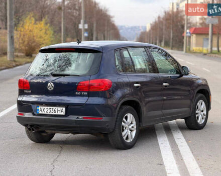 Синий Фольксваген Тигуан, объемом двигателя 2 л и пробегом 170 тыс. км за 10200 $, фото 3 на Automoto.ua
