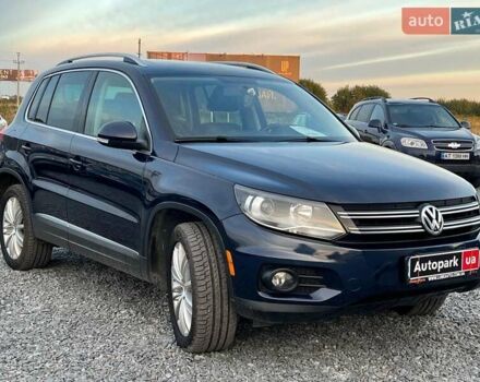 Синий Фольксваген Тигуан, объемом двигателя 2 л и пробегом 122 тыс. км за 14990 $, фото 2 на Automoto.ua