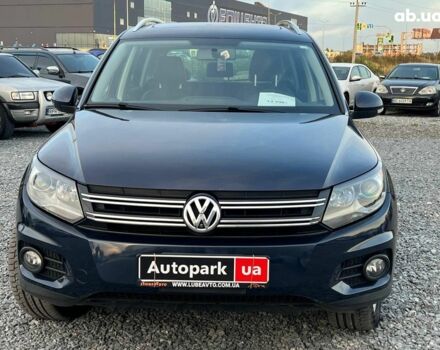 Синий Фольксваген Тигуан, объемом двигателя 2 л и пробегом 122 тыс. км за 14990 $, фото 1 на Automoto.ua