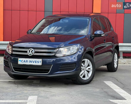 Синий Фольксваген Тигуан, объемом двигателя 2 л и пробегом 219 тыс. км за 12000 $, фото 3 на Automoto.ua