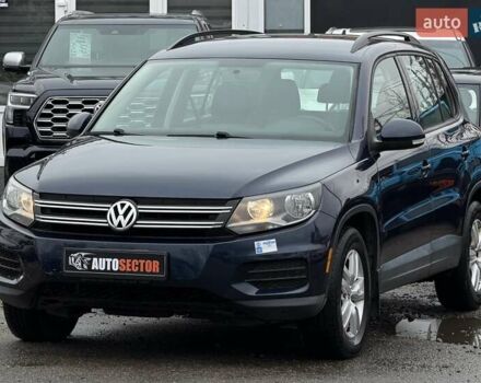 Синий Фольксваген Тигуан, объемом двигателя 1.98 л и пробегом 160 тыс. км за 13000 $, фото 2 на Automoto.ua