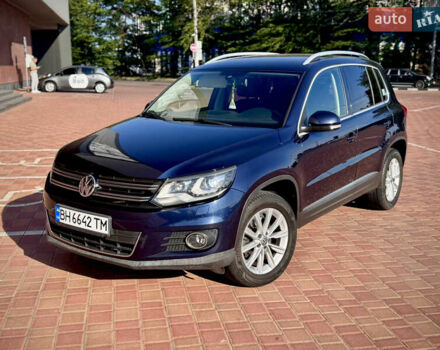 Синий Фольксваген Тигуан, объемом двигателя 2 л и пробегом 121 тыс. км за 16800 $, фото 3 на Automoto.ua