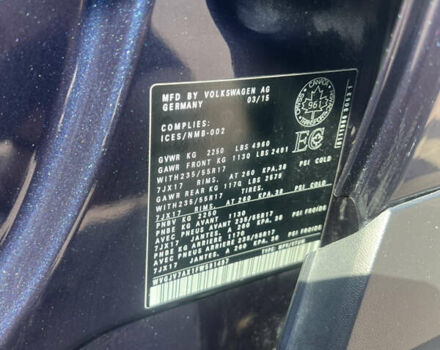 Синий Фольксваген Тигуан, объемом двигателя 1.98 л и пробегом 158 тыс. км за 12600 $, фото 18 на Automoto.ua