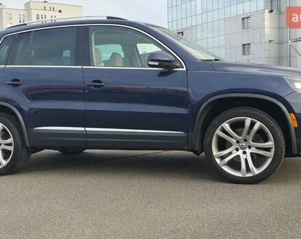 Синий Фольксваген Тигуан, объемом двигателя 2 л и пробегом 134 тыс. км за 12500 $, фото 6 на Automoto.ua