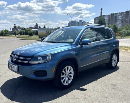Синий Фольксваген Тигуан, объемом двигателя 2 л и пробегом 80 тыс. км за 14500 $, фото 2 на Automoto.ua