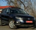 Синий Фольксваген Тигуан, объемом двигателя 2 л и пробегом 225 тыс. км за 13500 $, фото 1 на Automoto.ua
