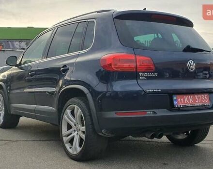 Синий Фольксваген Тигуан, объемом двигателя 2 л и пробегом 134 тыс. км за 12500 $, фото 4 на Automoto.ua
