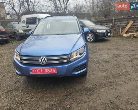Синий Фольксваген Тигуан, объемом двигателя 2 л и пробегом 152 тыс. км за 10700 $, фото 3 на Automoto.ua