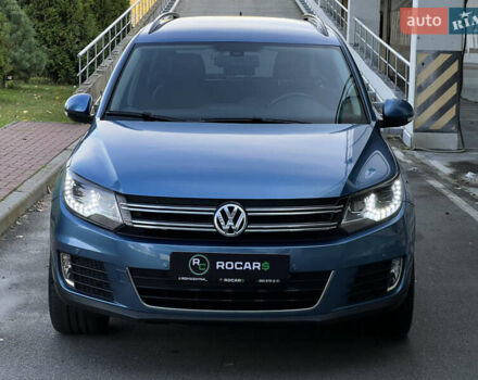 Синий Фольксваген Тигуан, объемом двигателя 1.98 л и пробегом 136 тыс. км за 14500 $, фото 4 на Automoto.ua