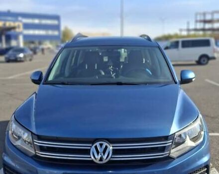 Синий Фольксваген Тигуан, объемом двигателя 1.98 л и пробегом 104 тыс. км за 13500 $, фото 1 на Automoto.ua