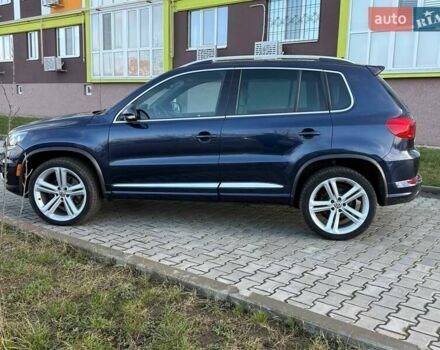 Синий Фольксваген Тигуан, объемом двигателя 2 л и пробегом 129 тыс. км за 14100 $, фото 11 на Automoto.ua