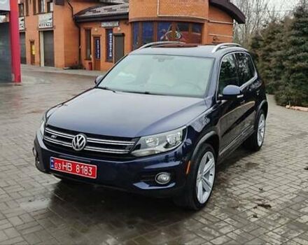 Синий Фольксваген Тигуан, объемом двигателя 2 л и пробегом 129 тыс. км за 12700 $, фото 1 на Automoto.ua