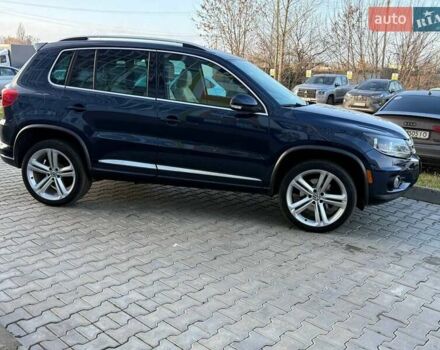 Синий Фольксваген Тигуан, объемом двигателя 2 л и пробегом 129 тыс. км за 14100 $, фото 3 на Automoto.ua