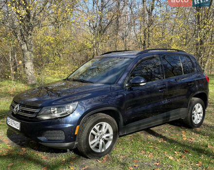 Синий Фольксваген Тигуан, объемом двигателя 1.98 л и пробегом 159 тыс. км за 13500 $, фото 1 на Automoto.ua