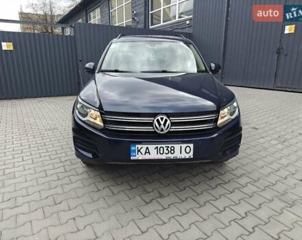 Синий Фольксваген Тигуан, объемом двигателя 1.98 л и пробегом 95 тыс. км за 12500 $, фото 2 на Automoto.ua