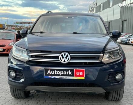 Синий Фольксваген Тигуан, объемом двигателя 2 л и пробегом 191 тыс. км за 14490 $, фото 1 на Automoto.ua