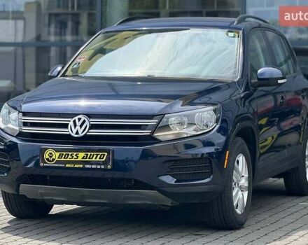 Синій Фольксваген Тігуан, об'ємом двигуна 2 л та пробігом 129 тис. км за 14500 $, фото 2 на Automoto.ua
