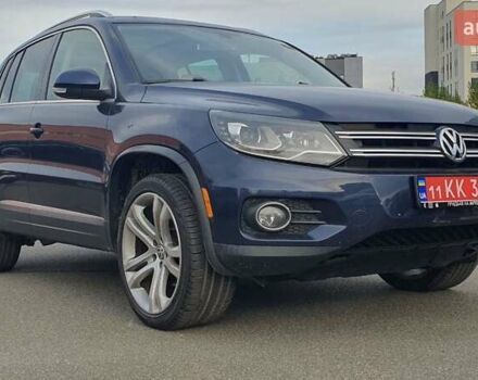 Синий Фольксваген Тигуан, объемом двигателя 2 л и пробегом 134 тыс. км за 12500 $, фото 2 на Automoto.ua