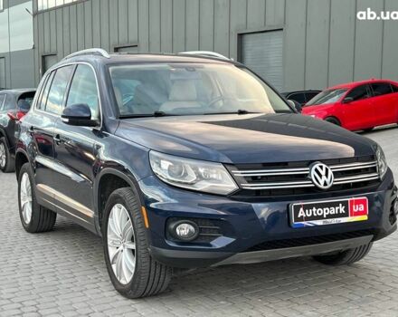 Синий Фольксваген Тигуан, объемом двигателя 2 л и пробегом 191 тыс. км за 14490 $, фото 2 на Automoto.ua