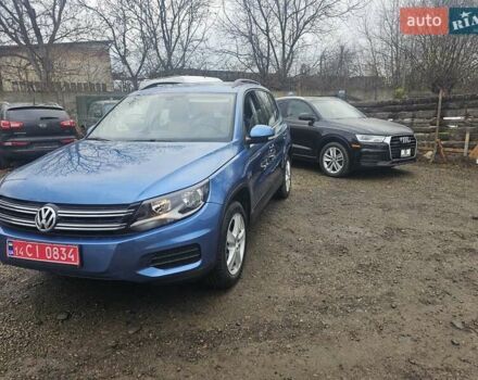 Синий Фольксваген Тигуан, объемом двигателя 2 л и пробегом 152 тыс. км за 10700 $, фото 2 на Automoto.ua