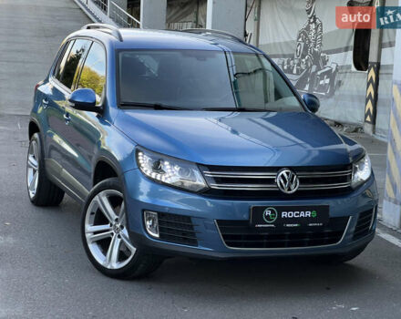 Синий Фольксваген Тигуан, объемом двигателя 1.98 л и пробегом 136 тыс. км за 14500 $, фото 2 на Automoto.ua