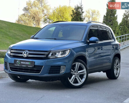 Синий Фольксваген Тигуан, объемом двигателя 1.98 л и пробегом 136 тыс. км за 14500 $, фото 6 на Automoto.ua