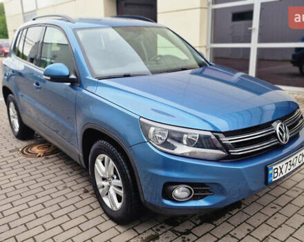 Синій Фольксваген Тігуан, об'ємом двигуна 1.98 л та пробігом 206 тис. км за 10999 $, фото 1 на Automoto.ua