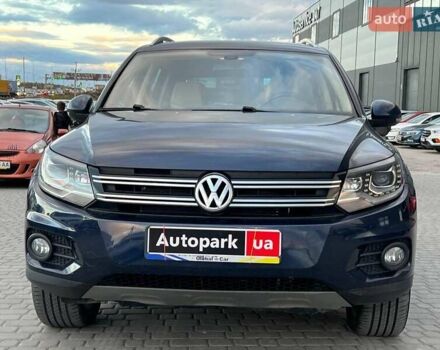 Синий Фольксваген Тигуан, объемом двигателя 2 л и пробегом 191 тыс. км за 14490 $, фото 1 на Automoto.ua