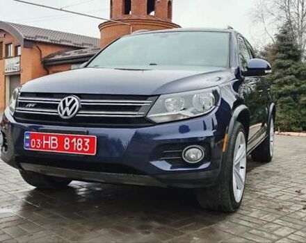 Синий Фольксваген Тигуан, объемом двигателя 2 л и пробегом 129 тыс. км за 12700 $, фото 4 на Automoto.ua