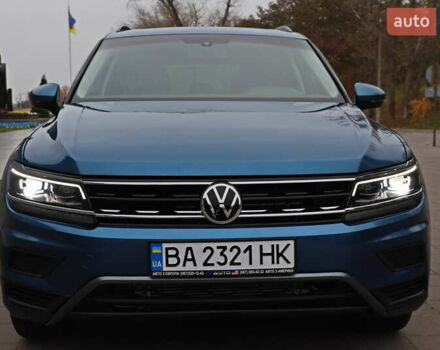 Синий Фольксваген Тигуан, объемом двигателя 2 л и пробегом 149 тыс. км за 18555 $, фото 1 на Automoto.ua