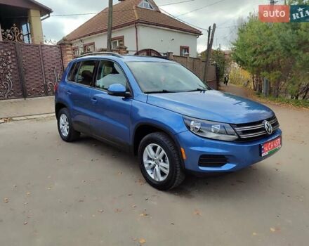Синий Фольксваген Тигуан, объемом двигателя 2 л и пробегом 219 тыс. км за 12100 $, фото 3 на Automoto.ua