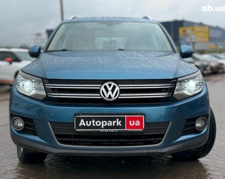 Синий Фольксваген Тигуан, объемом двигателя 2 л и пробегом 76 тыс. км за 18590 $, фото 1 на Automoto.ua