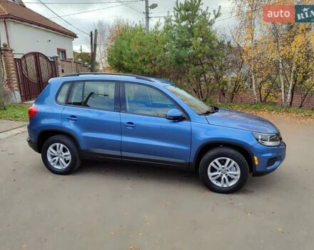 Синий Фольксваген Тигуан, объемом двигателя 2 л и пробегом 219 тыс. км за 12100 $, фото 2 на Automoto.ua