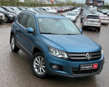 Синий Фольксваген Тигуан, объемом двигателя 2 л и пробегом 76 тыс. км за 18590 $, фото 3 на Automoto.ua