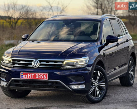 Синий Фольксваген Тигуан, объемом двигателя 2 л и пробегом 253 тыс. км за 22500 $, фото 4 на Automoto.ua