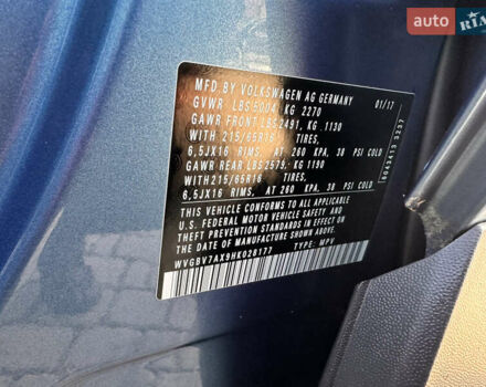 Синій Фольксваген Тігуан, об'ємом двигуна 1.98 л та пробігом 56 тис. км за 14999 $, фото 40 на Automoto.ua