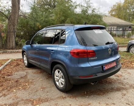 Синій Фольксваген Тігуан, об'ємом двигуна 2 л та пробігом 105 тис. км за 12750 $, фото 3 на Automoto.ua
