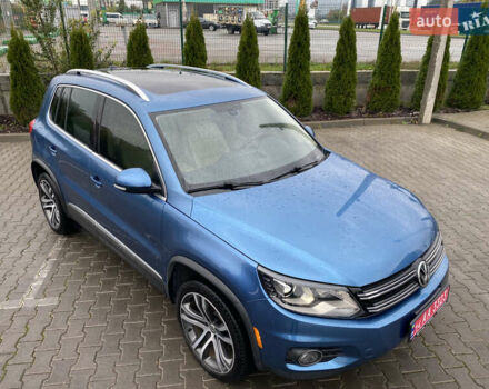 Синий Фольксваген Тигуан, объемом двигателя 2 л и пробегом 149 тыс. км за 16950 $, фото 2 на Automoto.ua