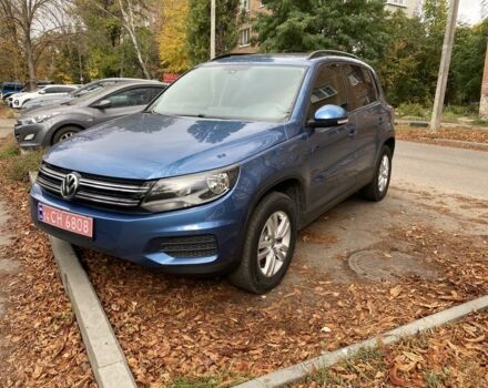 Синій Фольксваген Тігуан, об'ємом двигуна 2 л та пробігом 105 тис. км за 12750 $, фото 1 на Automoto.ua