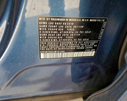 Синій Фольксваген Тігуан, об'ємом двигуна 2 л та пробігом 126 тис. км за 2900 $, фото 12 на Automoto.ua