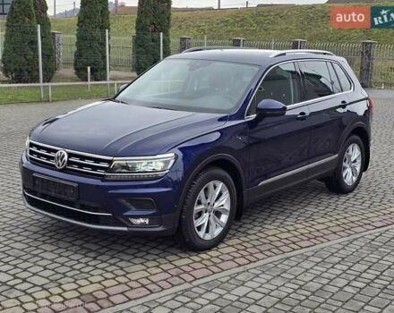 Синий Фольксваген Тигуан, объемом двигателя 2 л и пробегом 81 тыс. км за 27800 $, фото 7 на Automoto.ua