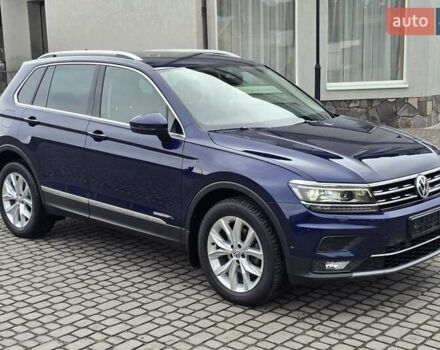 Синий Фольксваген Тигуан, объемом двигателя 2 л и пробегом 81 тыс. км за 27800 $, фото 9 на Automoto.ua